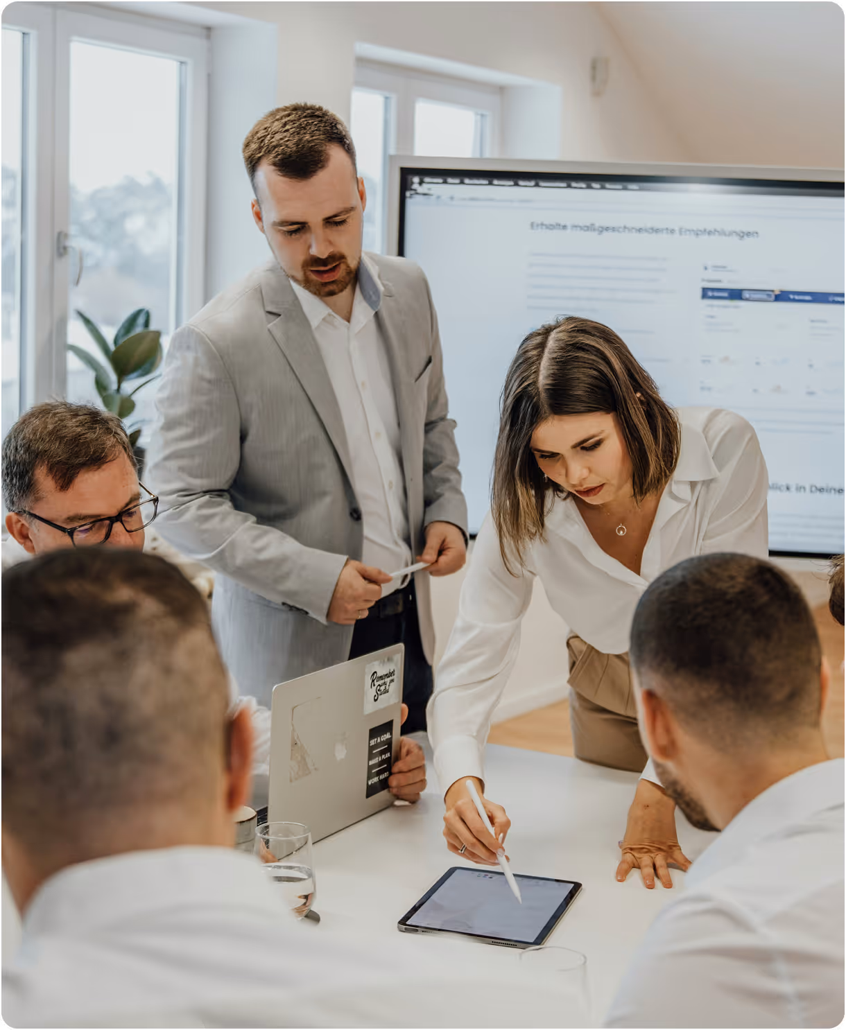Das Advertical Team bei der Arbeit
